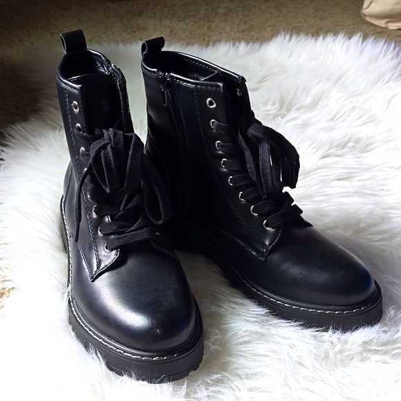 Repose womens combat boots - Picture 1 of 5